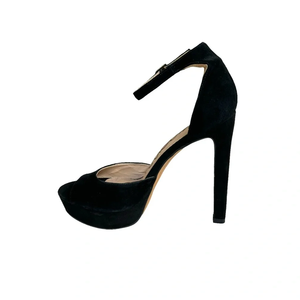 Sam Edelman Wallace Pumps Black Suede Sandals